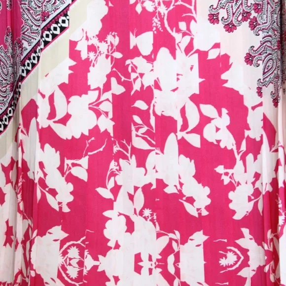 Chico's Long Maxi Skirt Long Skirt sz 0 Small Women Colorful Spring print - Picture 7 of 9